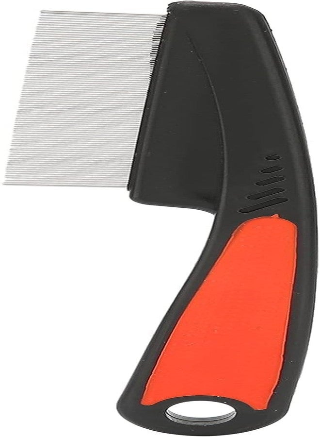 Agirav Flea Lice Comb, Stainless Steel Dog Cat Grooming Combs with Rounded Teeth, Double Sided Professional Pet Tear Stain Remover, Dematting Tool for Small, Medium & Large Pets(COLOR MAY VARY) - Image 1